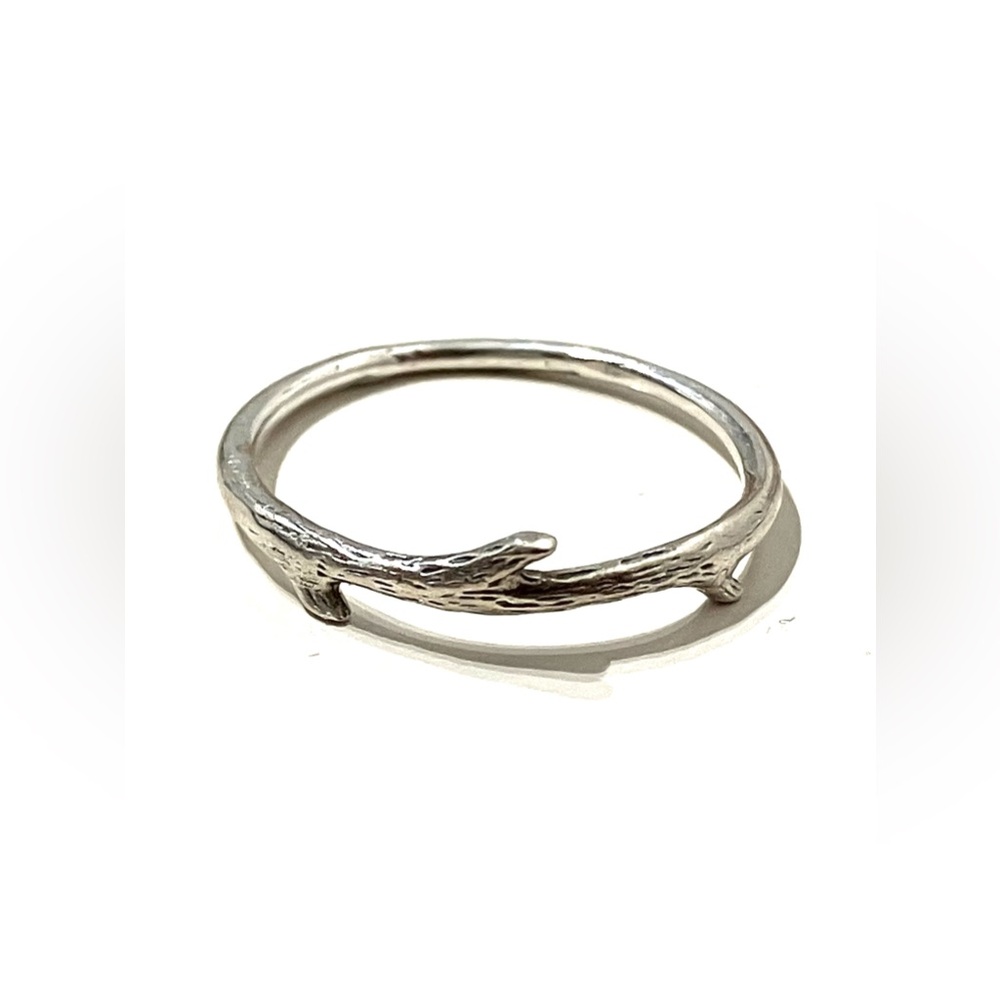 Sterling Silver 925 Branches Antlers Ring